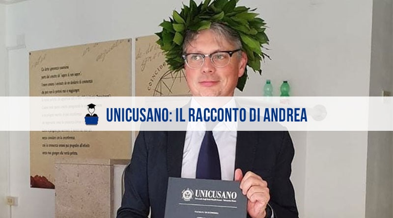 Opinioni Unicusano Economia Andrea